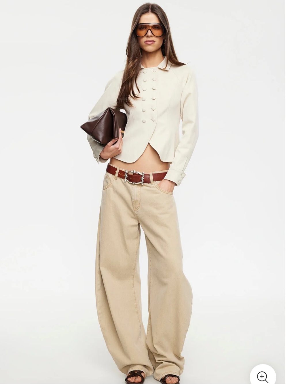 NWT Lioness Form Jacket in Cream